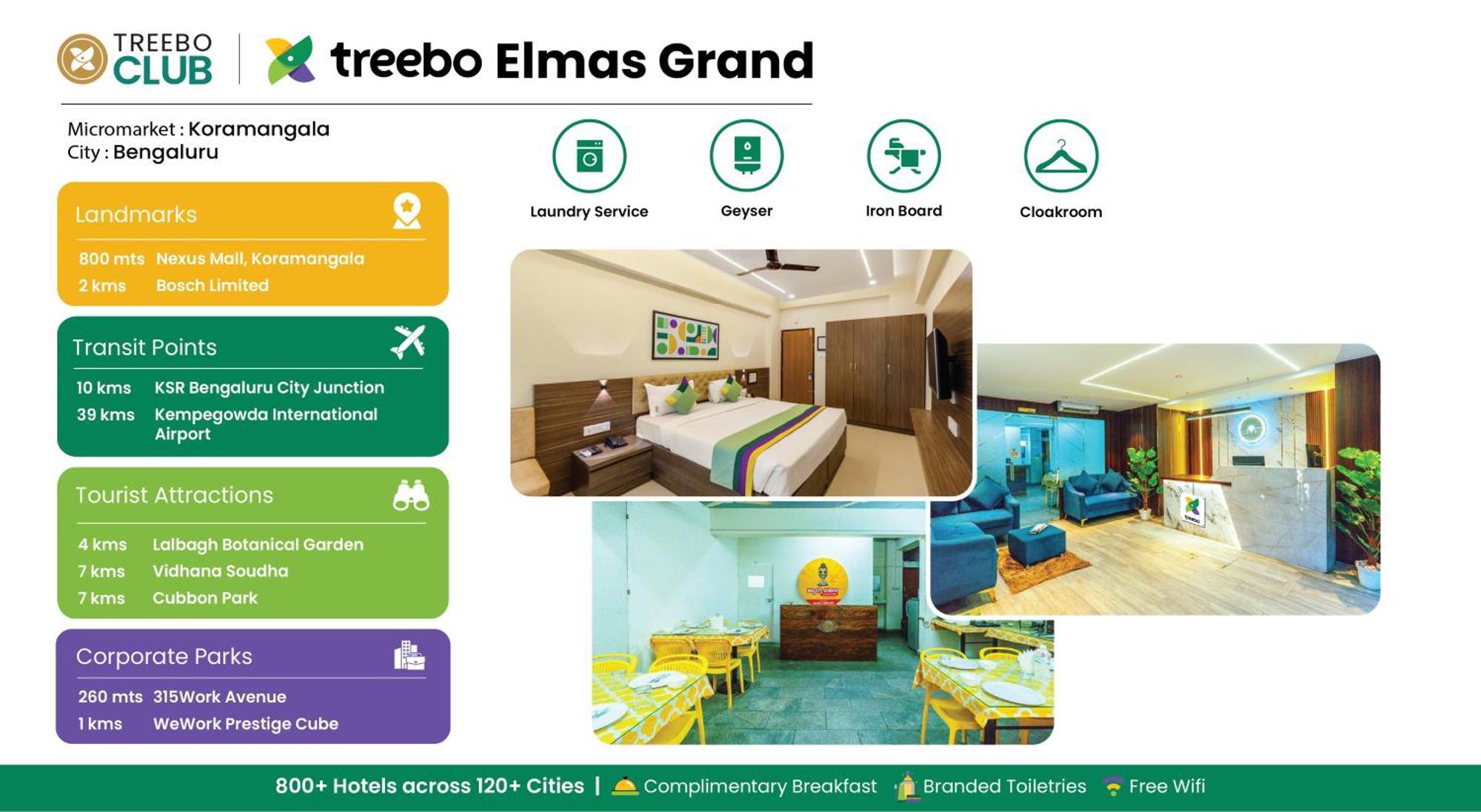 Hotel Treebo Elmas Grand à Bangalore Extérieur photo